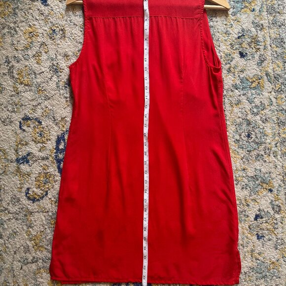 Silk Equipment Sleeveless Shirtdress - Picture 5 of 6